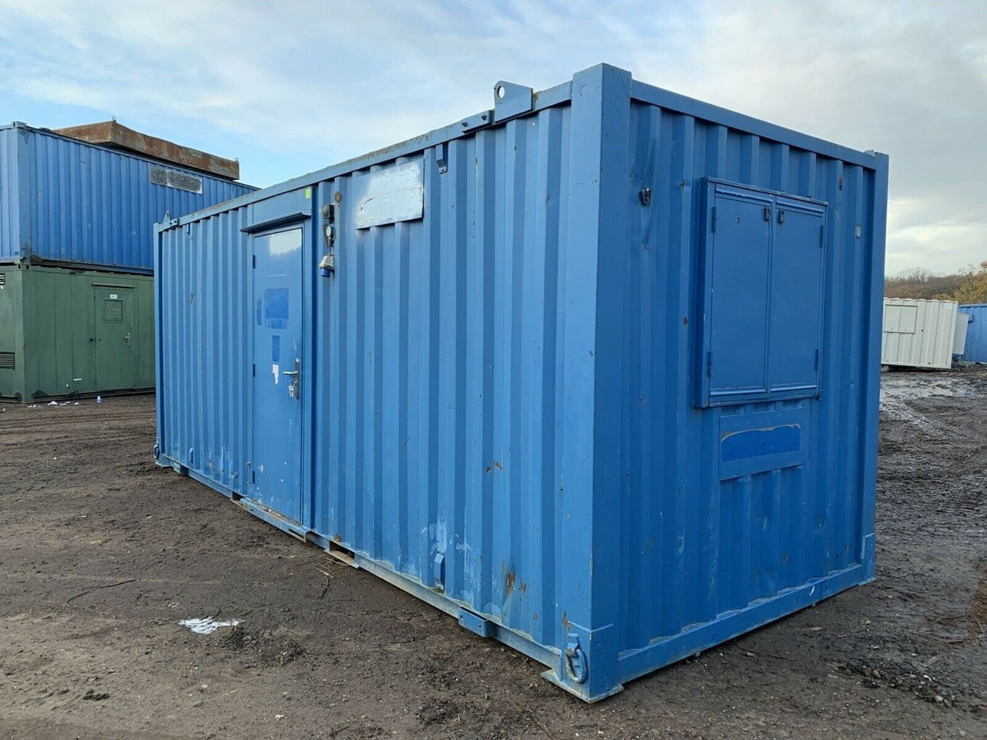 Portable Office Site Cabin Drying Room Welfare Unit Anti Vandal Steel 24ft - Image 9 of 14