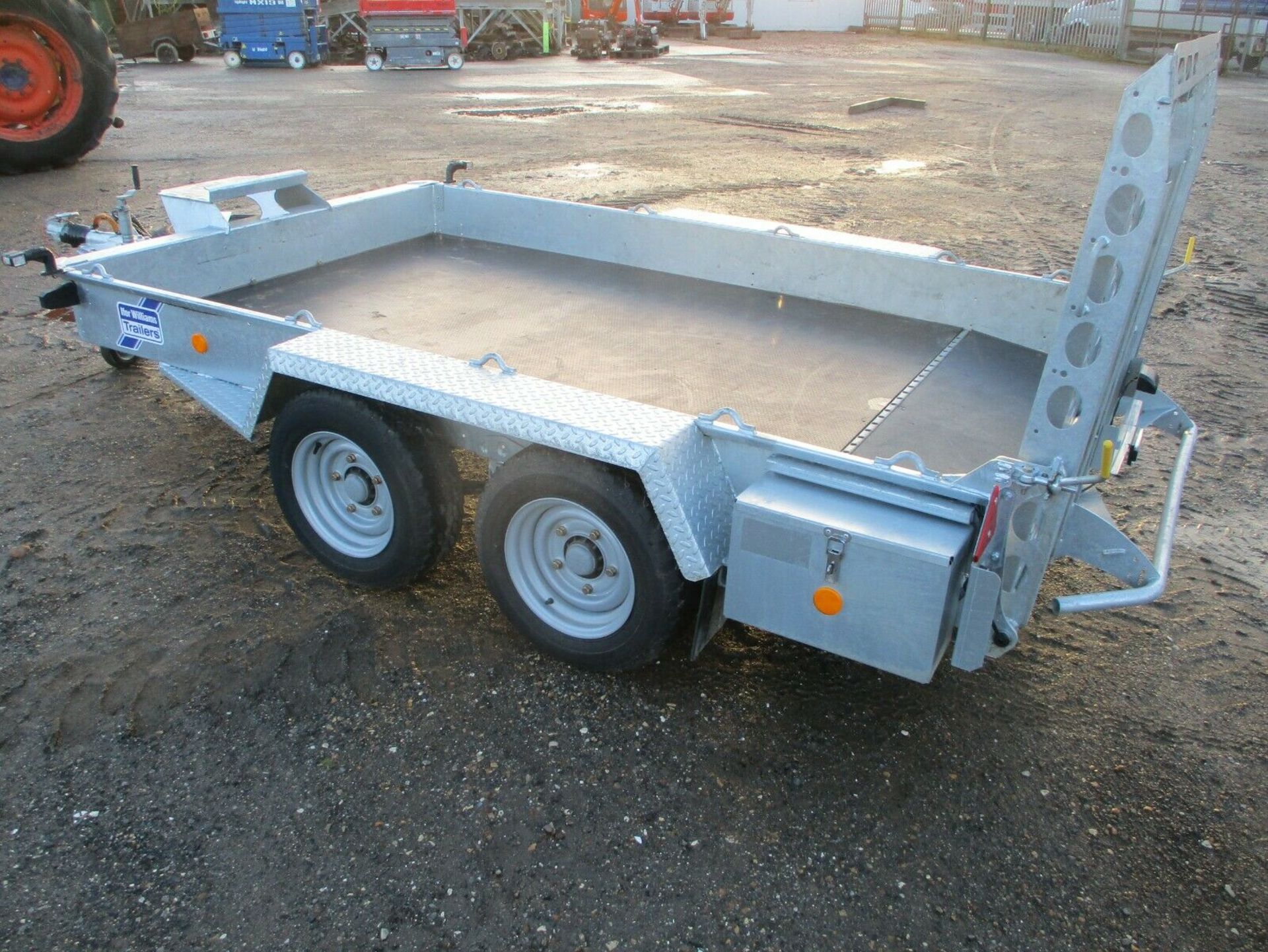 2021 Ifor williams GH106 plant digger flat bed trailer - Image 7 of 12