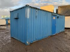 Portable Office Site Cabin Drying Room Welfare Unit Anti Vandal Steel 24ft