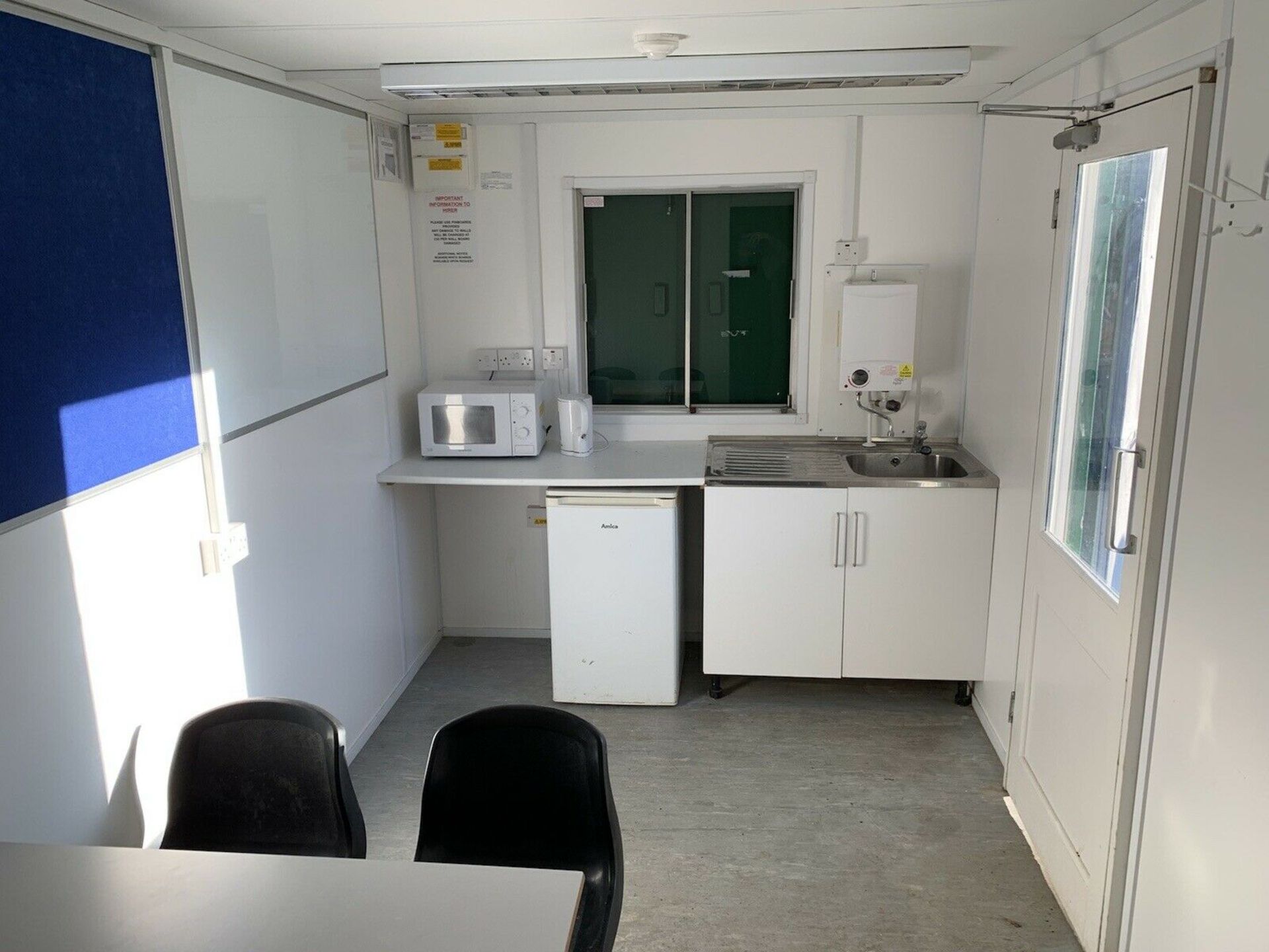 Portable Office 20ft Site Cabin Canteen Welfare Un - Image 5 of 9