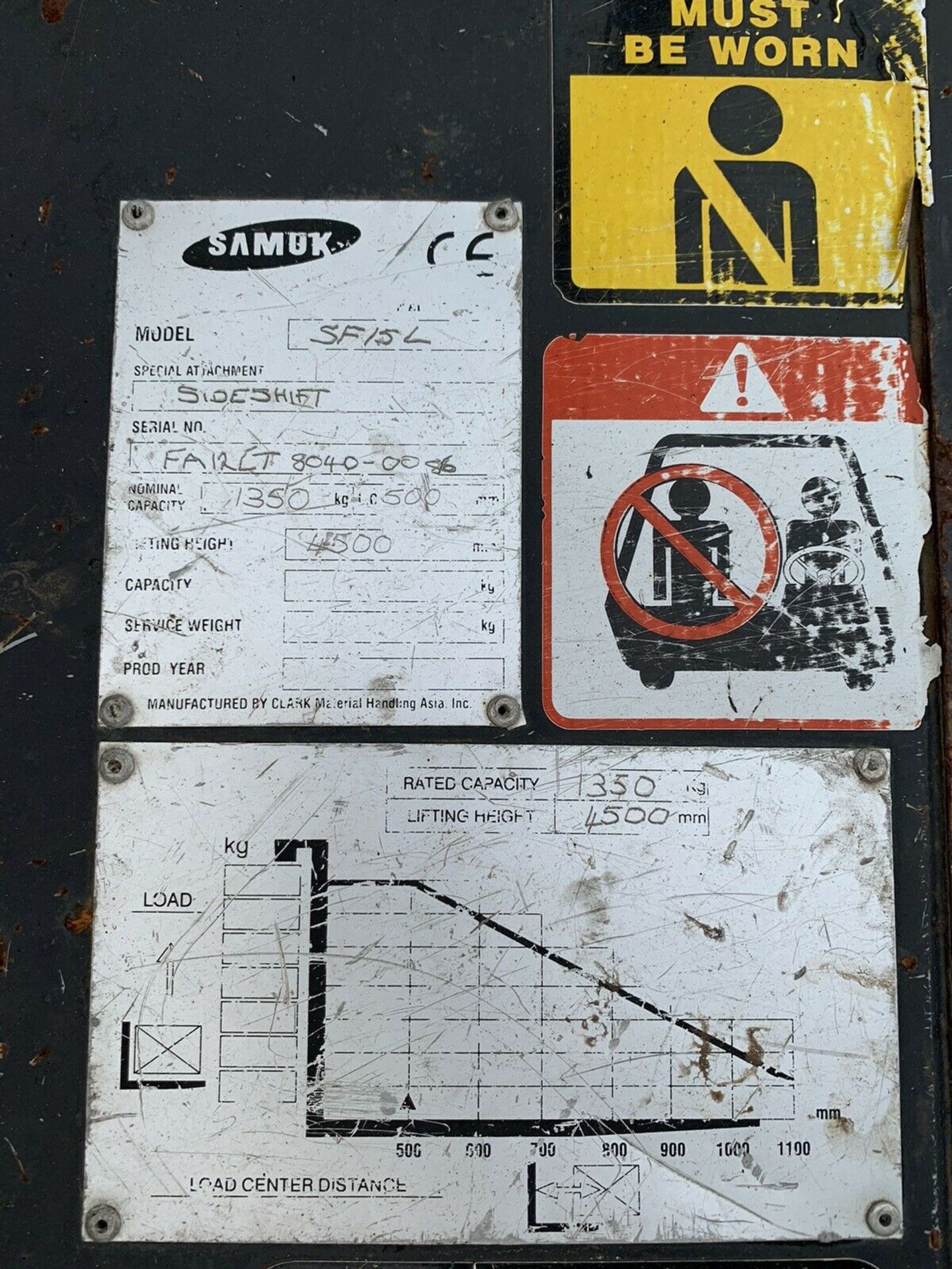 Samuk Gas Container Spec Forklift - Image 5 of 6