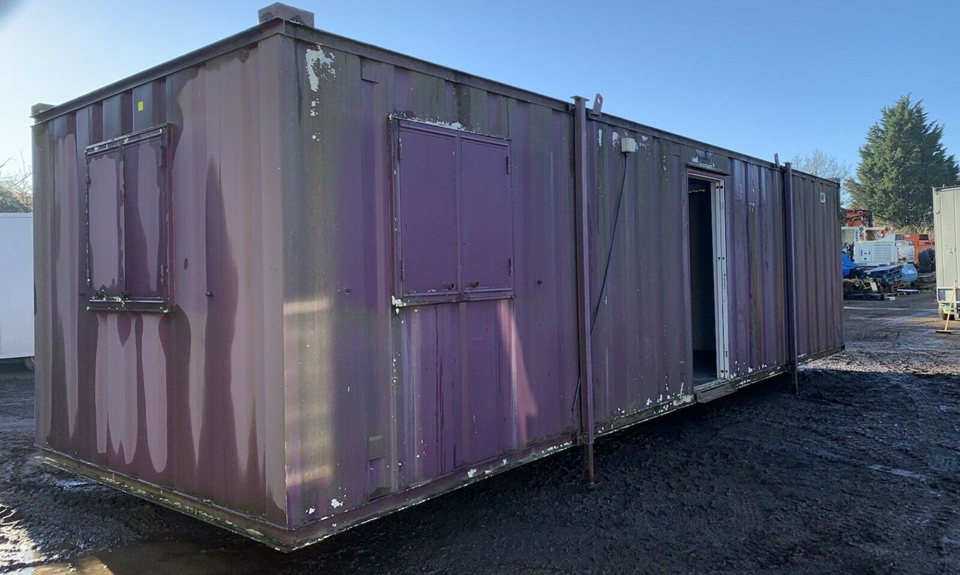 32ft Portable Office Site Cabin Canteen Anti Vanda