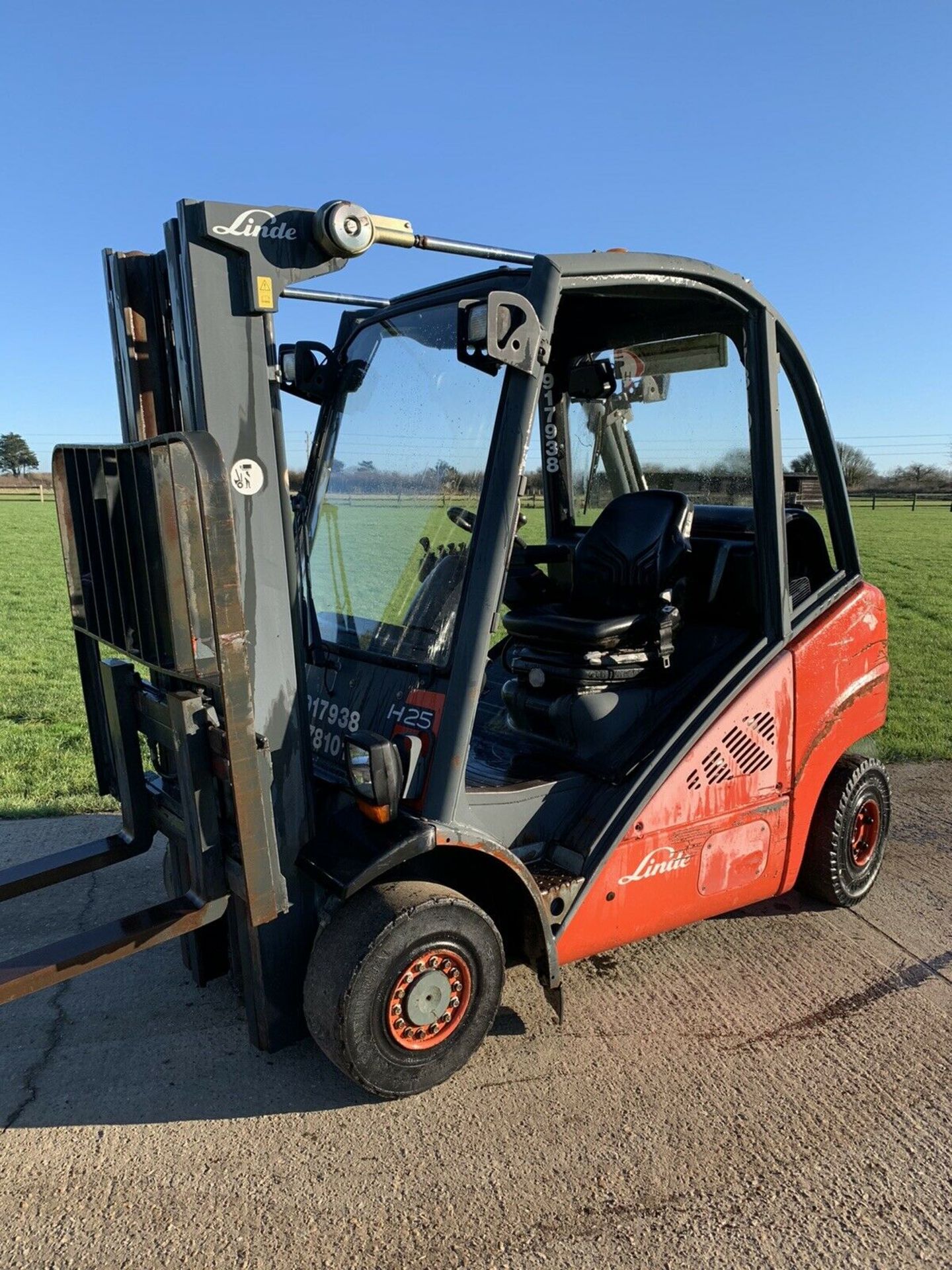 Linde H25 Gas Container Spec Forklift 3900 Hours F