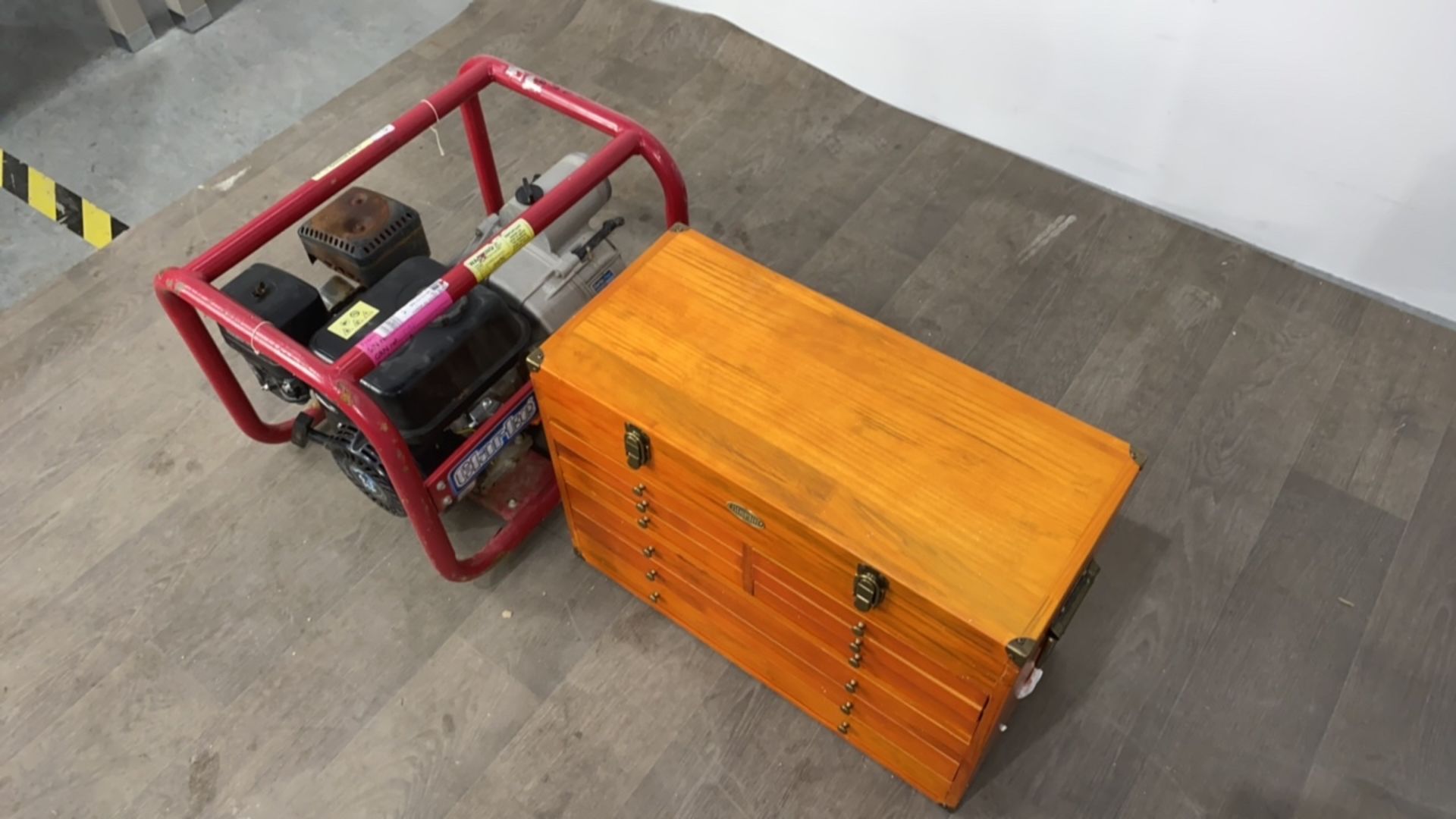 Clarke Tool Chest And Clarke 3inch Petrol Powered - Image 3 of 7