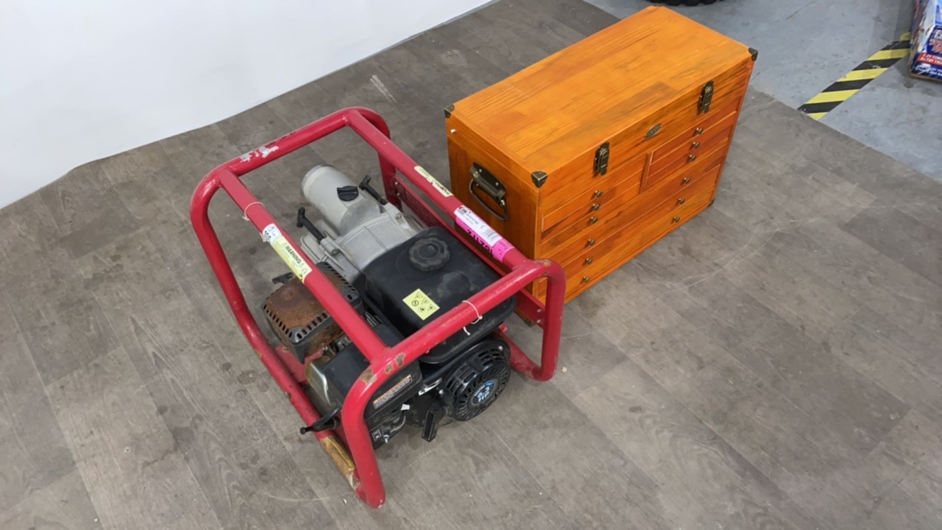 Clarke Tool Chest And Clarke 3inch Petrol Powered - Image 2 of 7