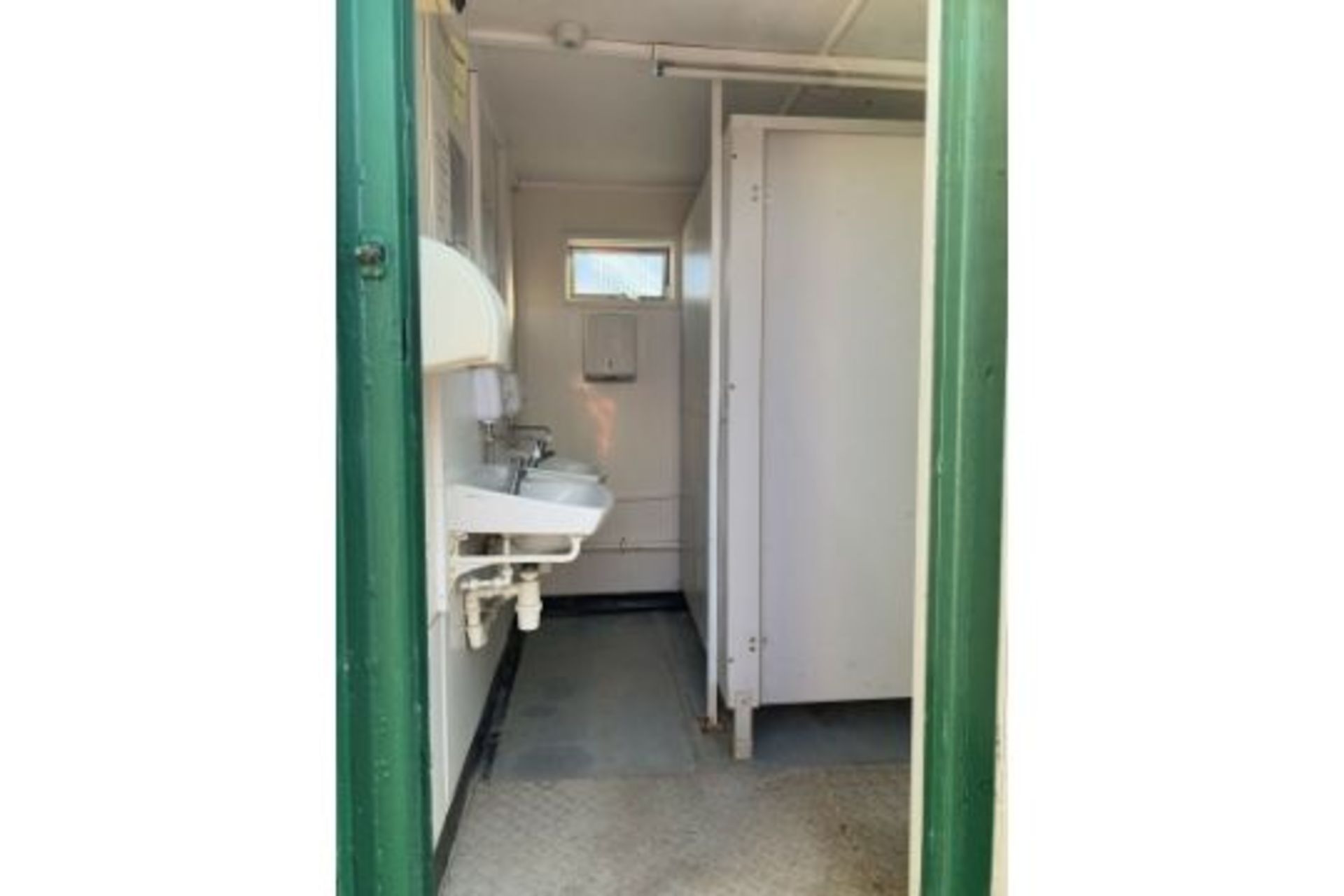 Portable Toilet Block Steel Site Loo 2 + 1 - Bild 5 aus 11