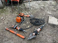 Holmatro 2035 PU Rescue Equipment Bundle With Hoses And Loads Of Attachments