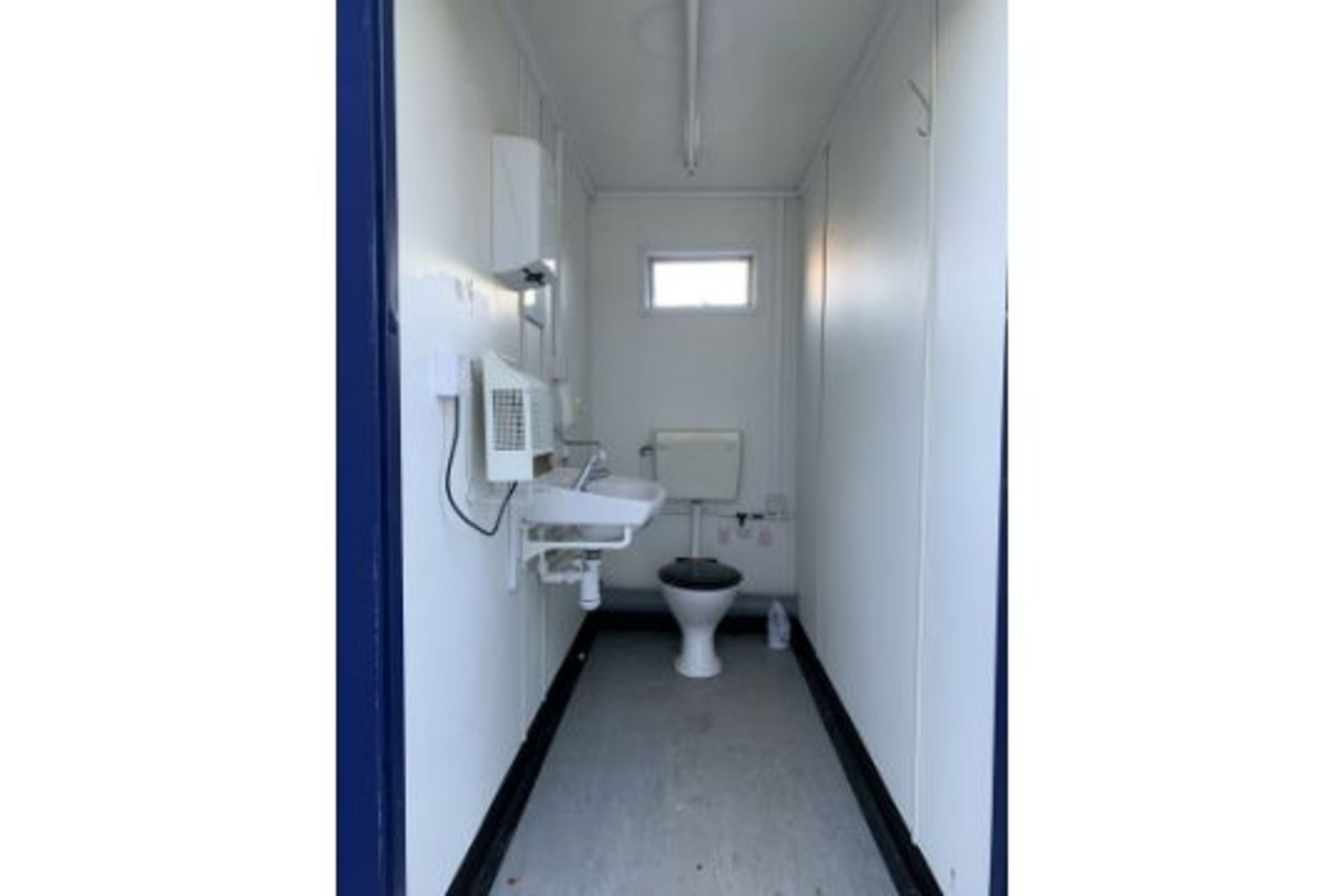 Portable Toilet Block Site Loo Cabin Steel Contain - Image 3 of 10