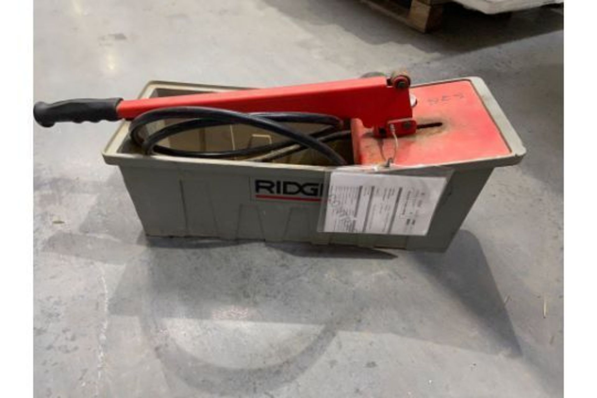 Ridgid 1450 Pressure Tester-Manual Pump - Image 3 of 4