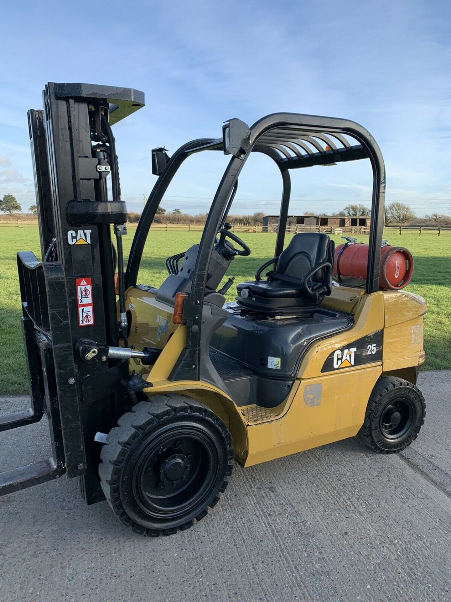 Cat 3 Tonne Gas Container Spec Forklift