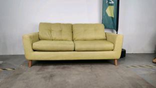 Two Seater Green Sofa