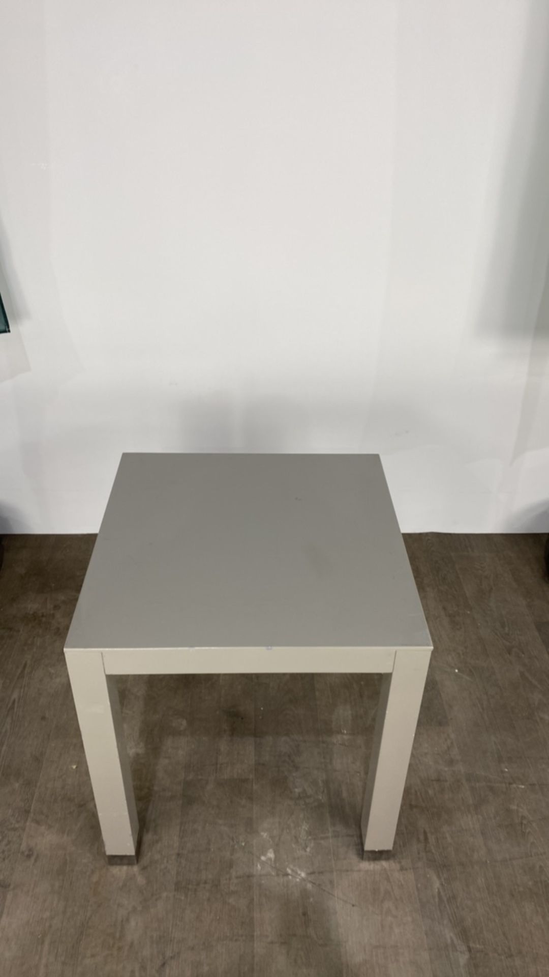 Large Side Table - Grey Gloss Finished - Image 3 of 3