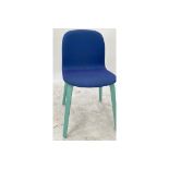 Blue urban style chair x1