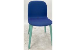 Blue urban style chair x1