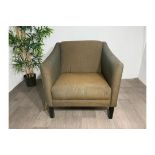 Commercial Grade Brown Armchair