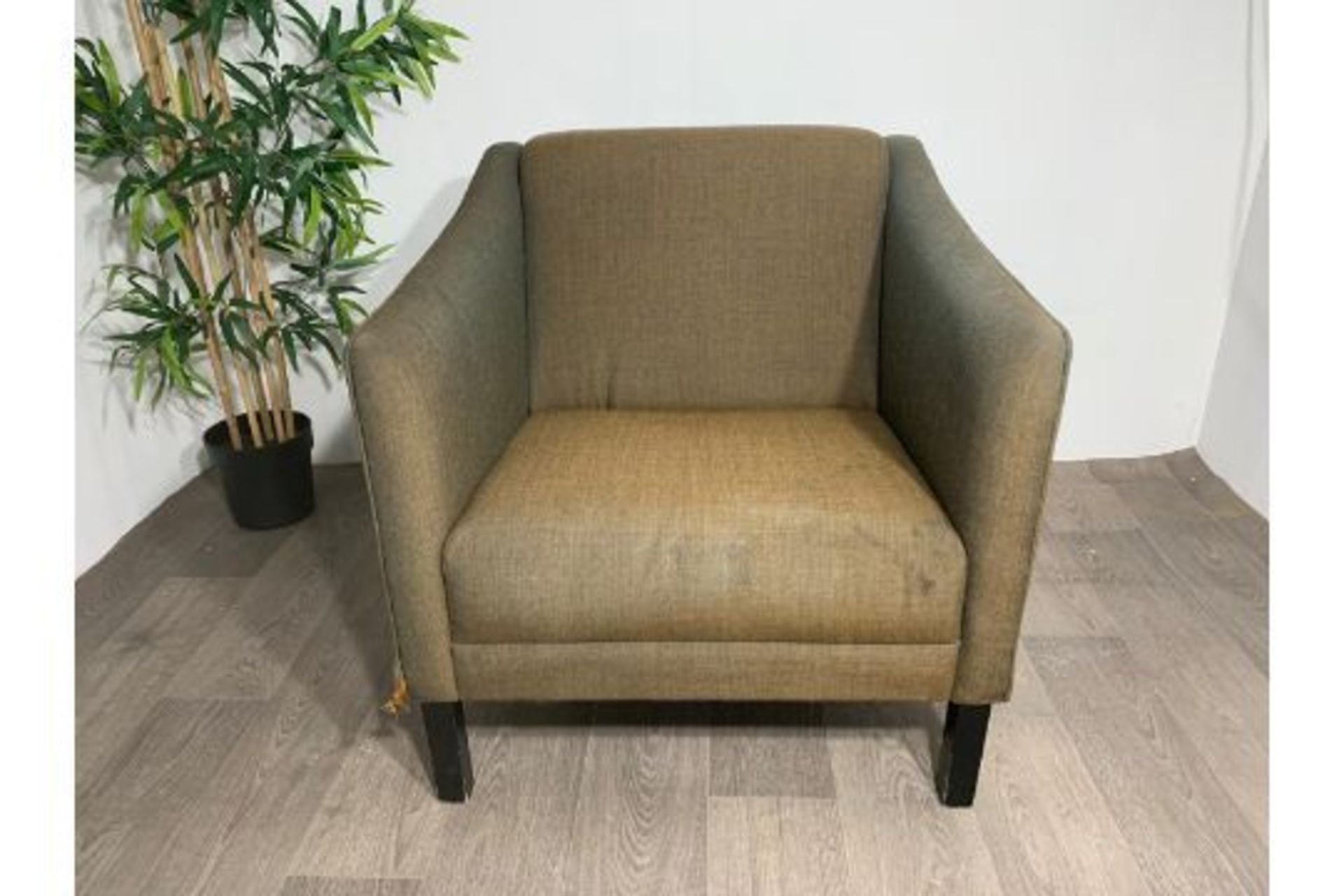 Commercial Grade Brown Armchair