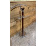 Wooden Walnut Effect Clothes Stand