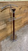 Wooden Walnut Effect Clothes Stand