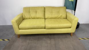Two Seater Green Sofa