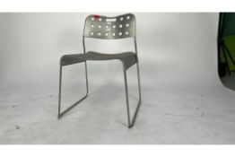 OMK 1965 - Omkstak Chair Silver x 4