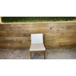 Billiani Wooden Framed Leather Effect Chair x4