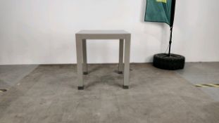 Large Side Table - Grey Gloss Finished