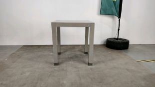 Large Side Table - Grey Gloss Finished