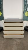 Chest of Drawers - Gloss Grey