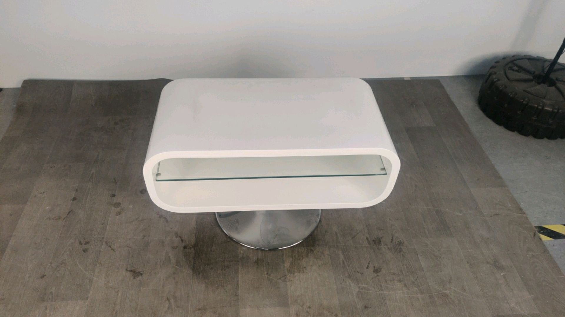 Techlink TV Stand White Gloss - Image 2 of 4