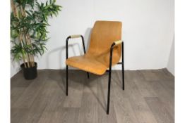 Beaded Handle Chair x2