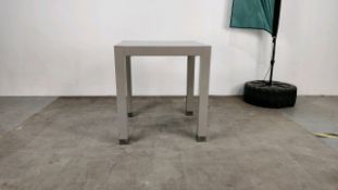 Large Side Table - Grey Gloss Finished