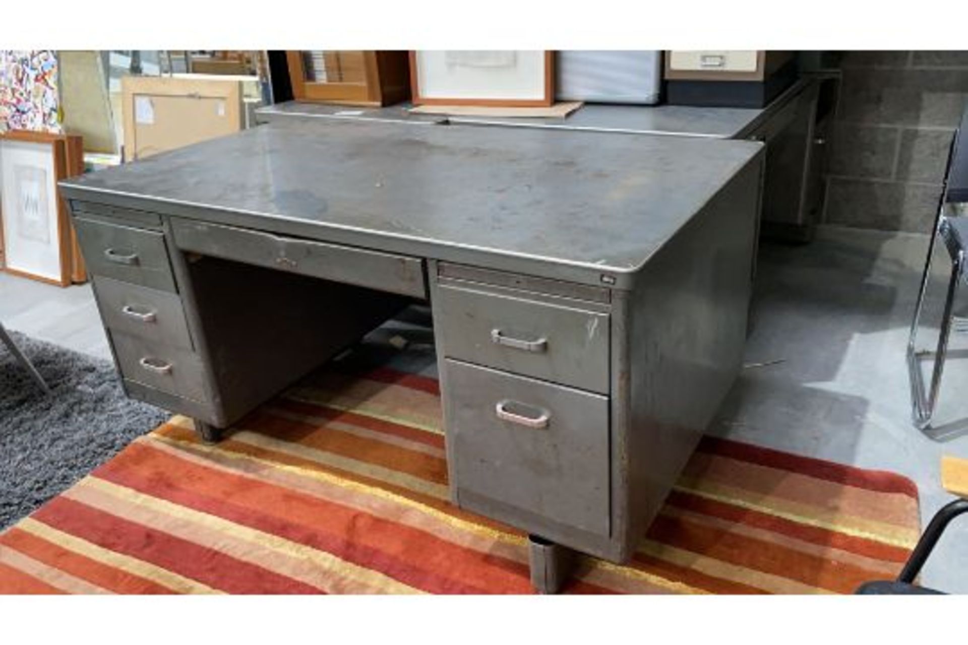 Vintage work table/Desk - Image 3 of 5