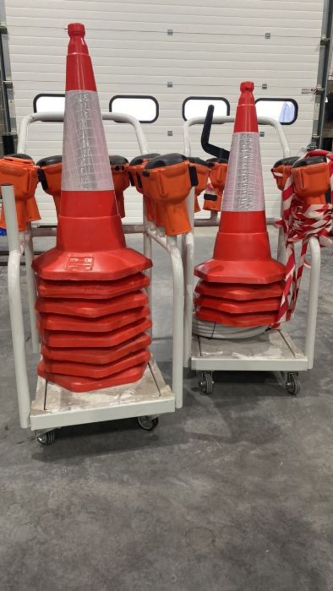 Cone & Skipper Cordoning Trolley X2