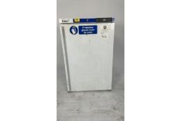 White LEC Four Drawer Freezer