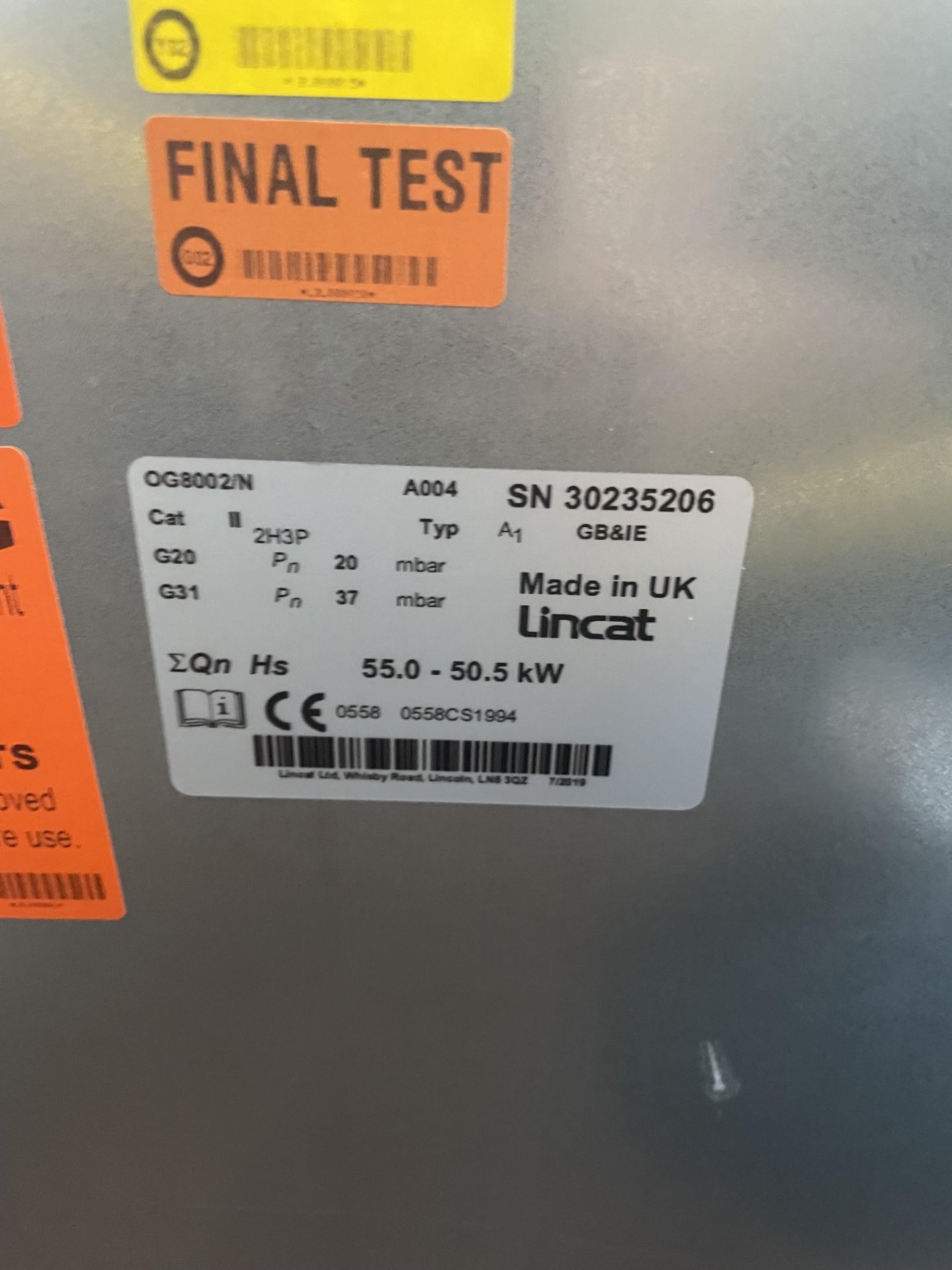 Lincat 6 Ring Burner - Bild 3 aus 3