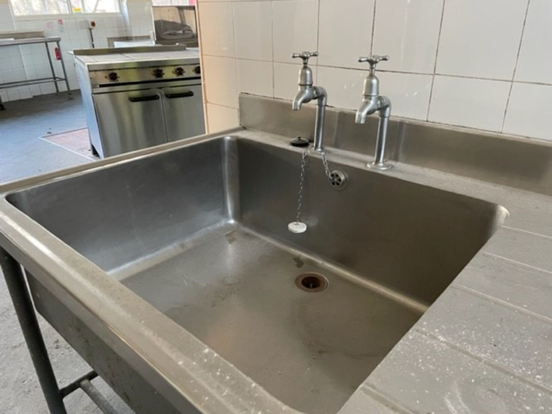 Stainless Steel Double Sink With Drainer - Image 4 of 4