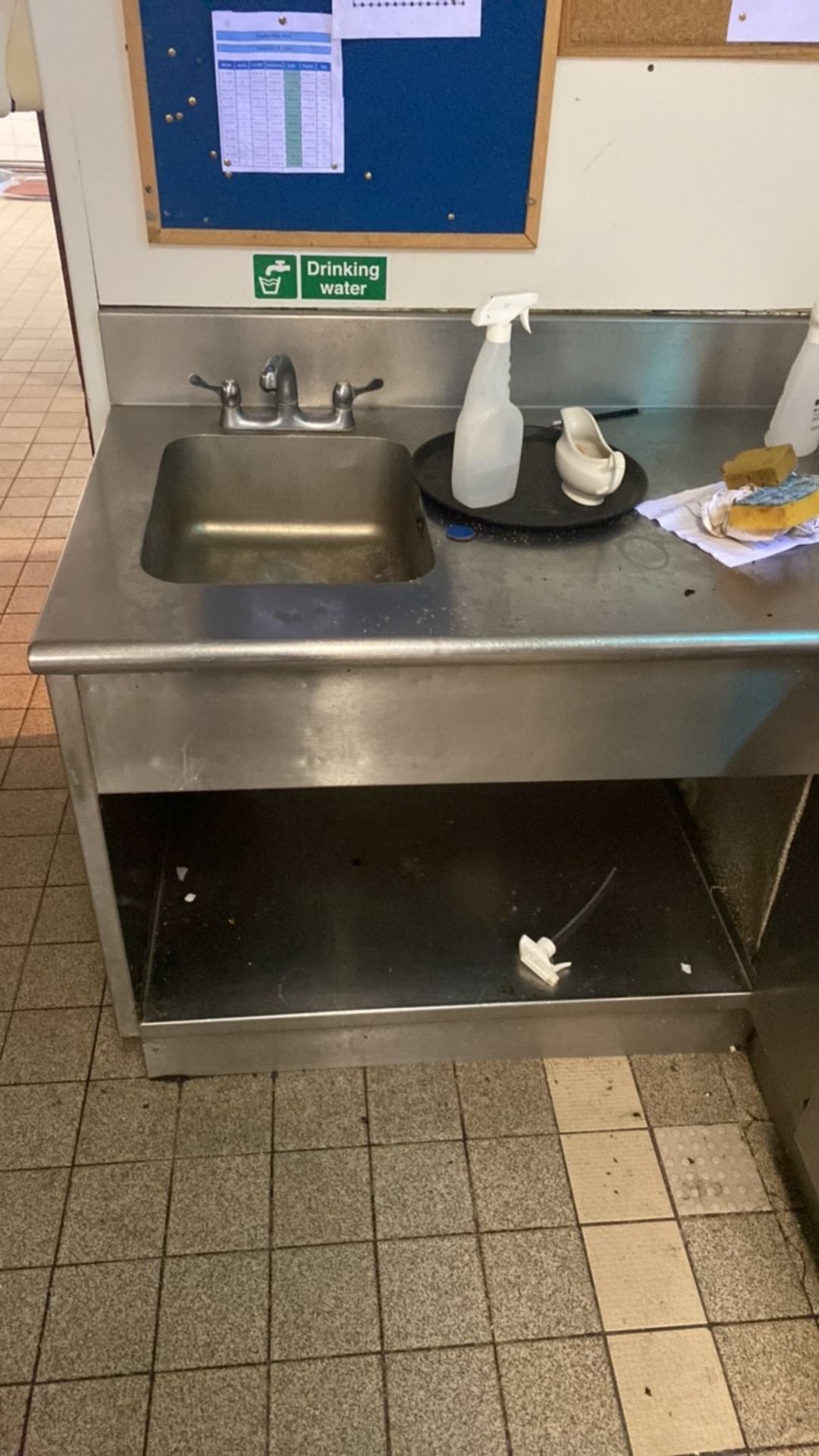 Stainless Steel Preperation Station with Undercounter Fridges - Image 3 of 4