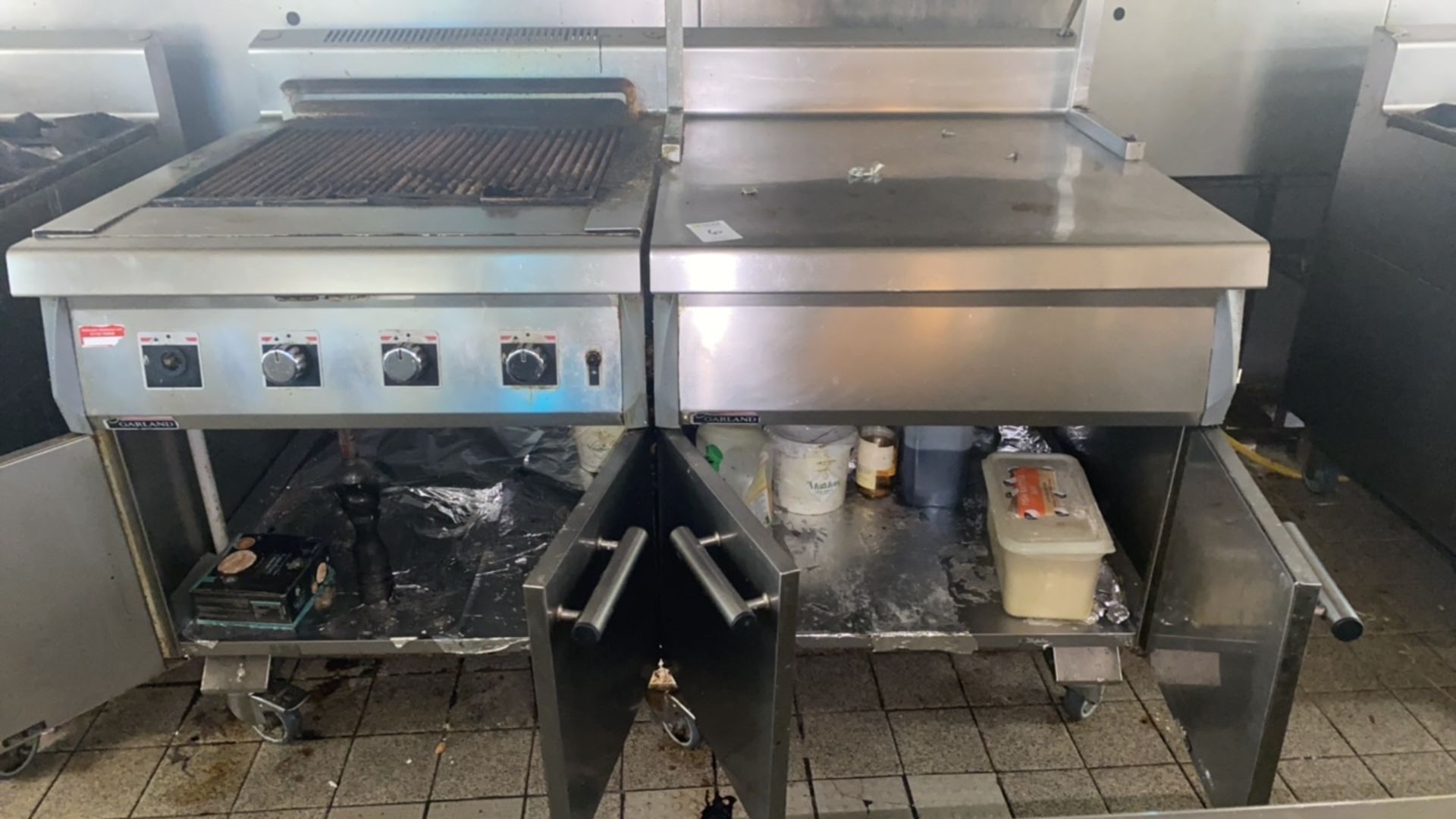 Garland Gas Grill with Stainless Steel Preparation Unit - Image 2 of 3