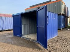 10ft x 9ft Portable Storage Container Shipping Container Anti Vandal Steel