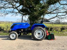 2018 Solis 50RX 50HP Compact Tractor With New And Unused Wessex WFM125 Flail Mower