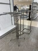 X3 Stainless Steel Clothing Display Units