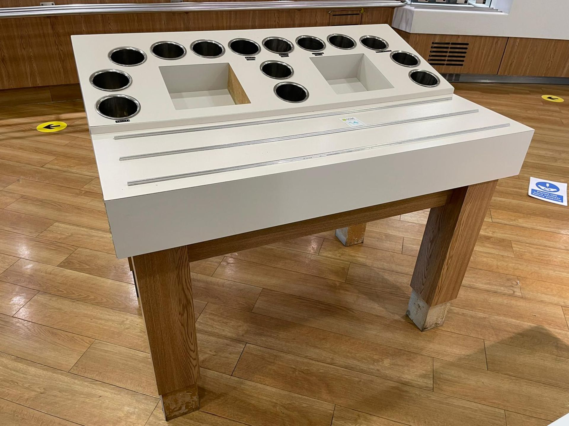 Catering Utensil Unit with Tray Rail