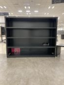 Metal Shelving Unit 3 Shelves And Metal Low Level Bench
