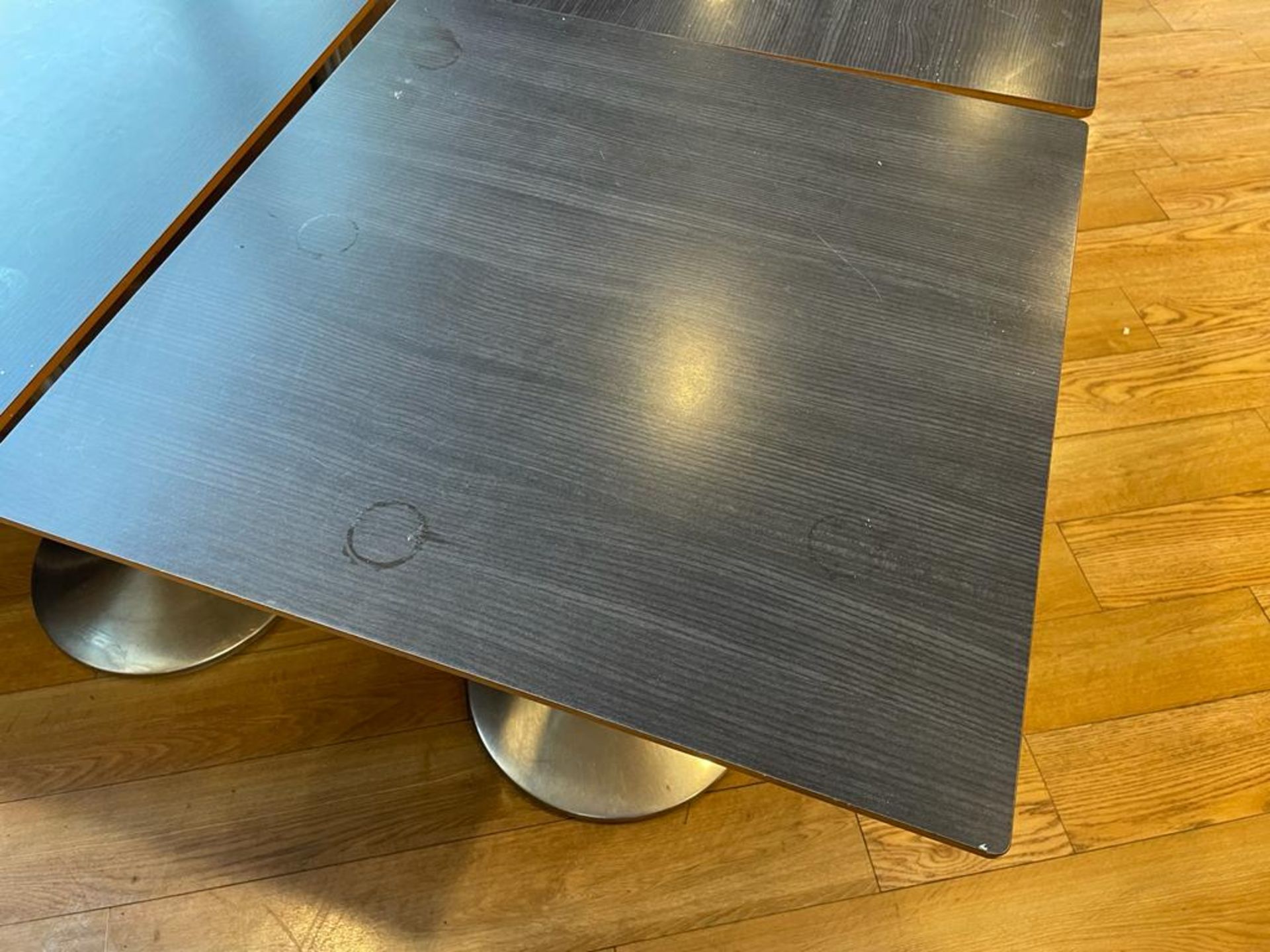 Square table x 9 - Image 6 of 6