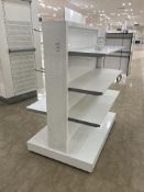 White Cabinet With White Shelving