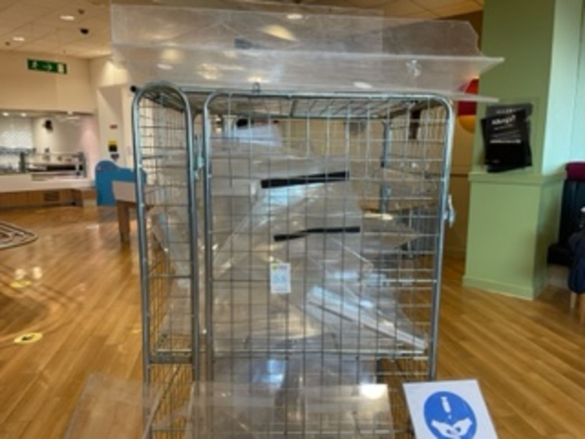 Cage with Plastic Stands