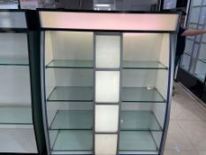 Freestanding Black Cosmetic Display Stand