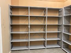 Grey Steel Racking Consisting Of 5 Shelves