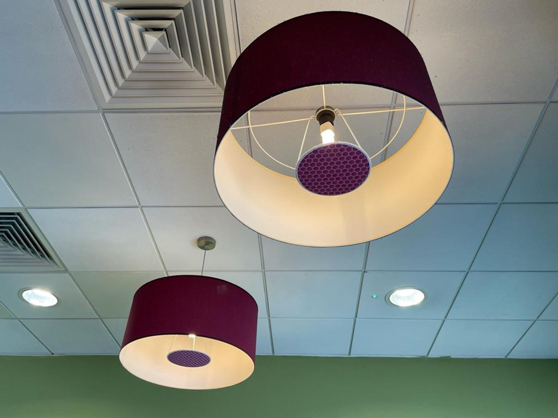 Ceiling Lights & shades x4 - Image 4 of 4