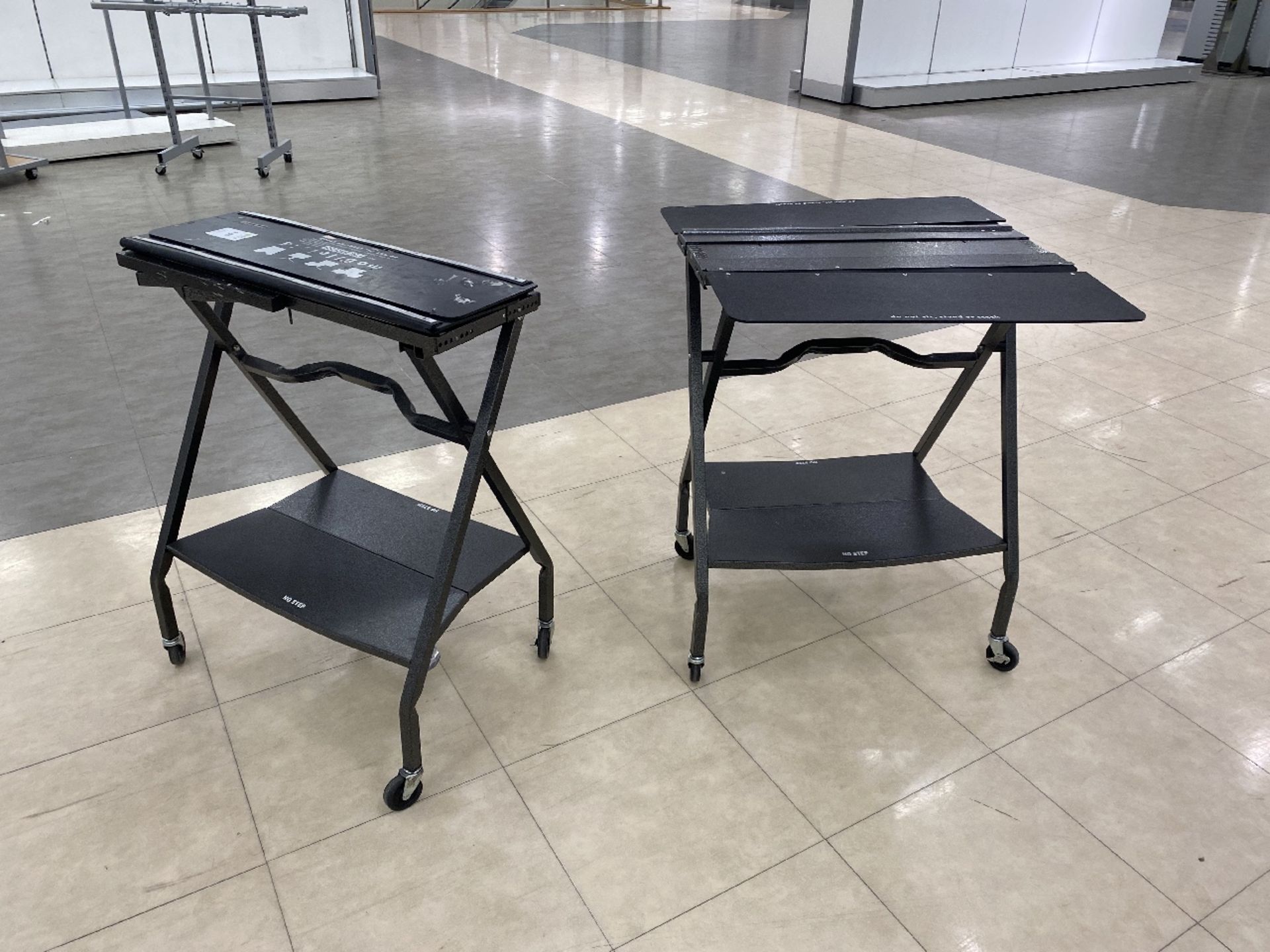2 x compress mobile folding tables - Image 3 of 4